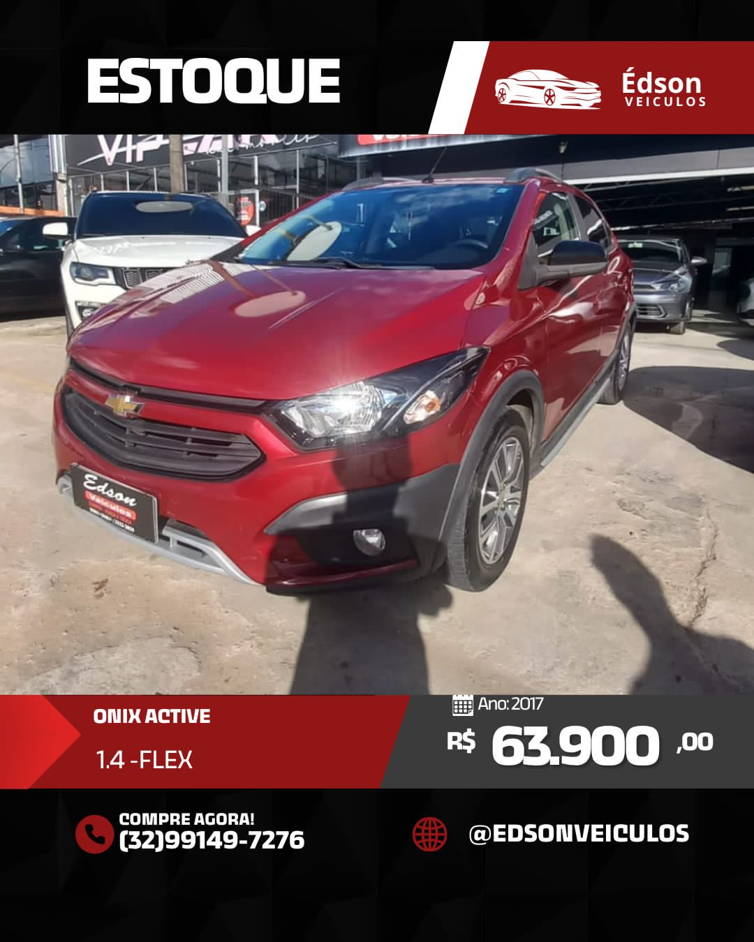 GM - Chevrolet ONIX HATCH ACTIV 1.4 8V Flex 5p Mec.