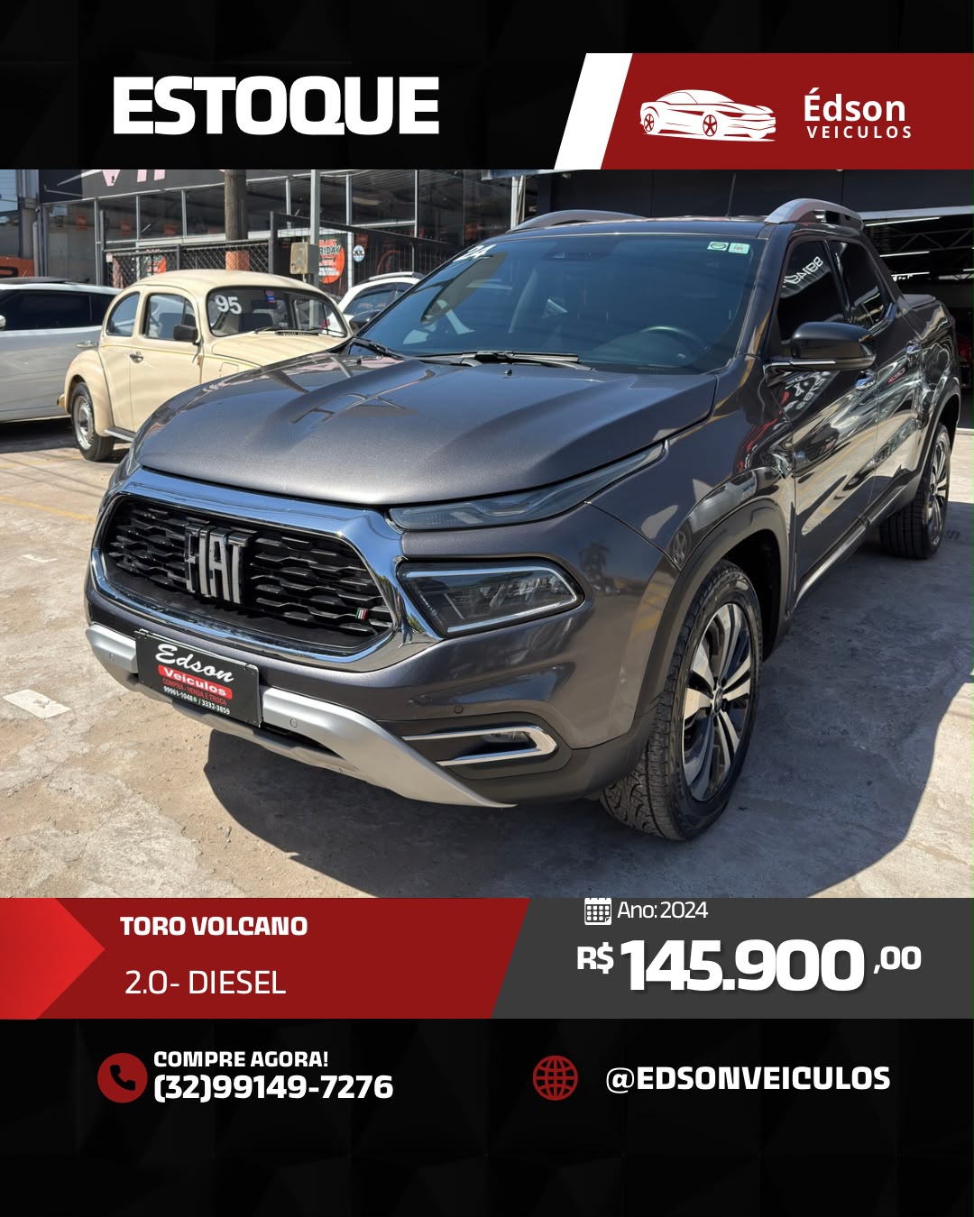 Fiat Toro Volcano 2.0 16V 4x4 TB Diesel Aut.