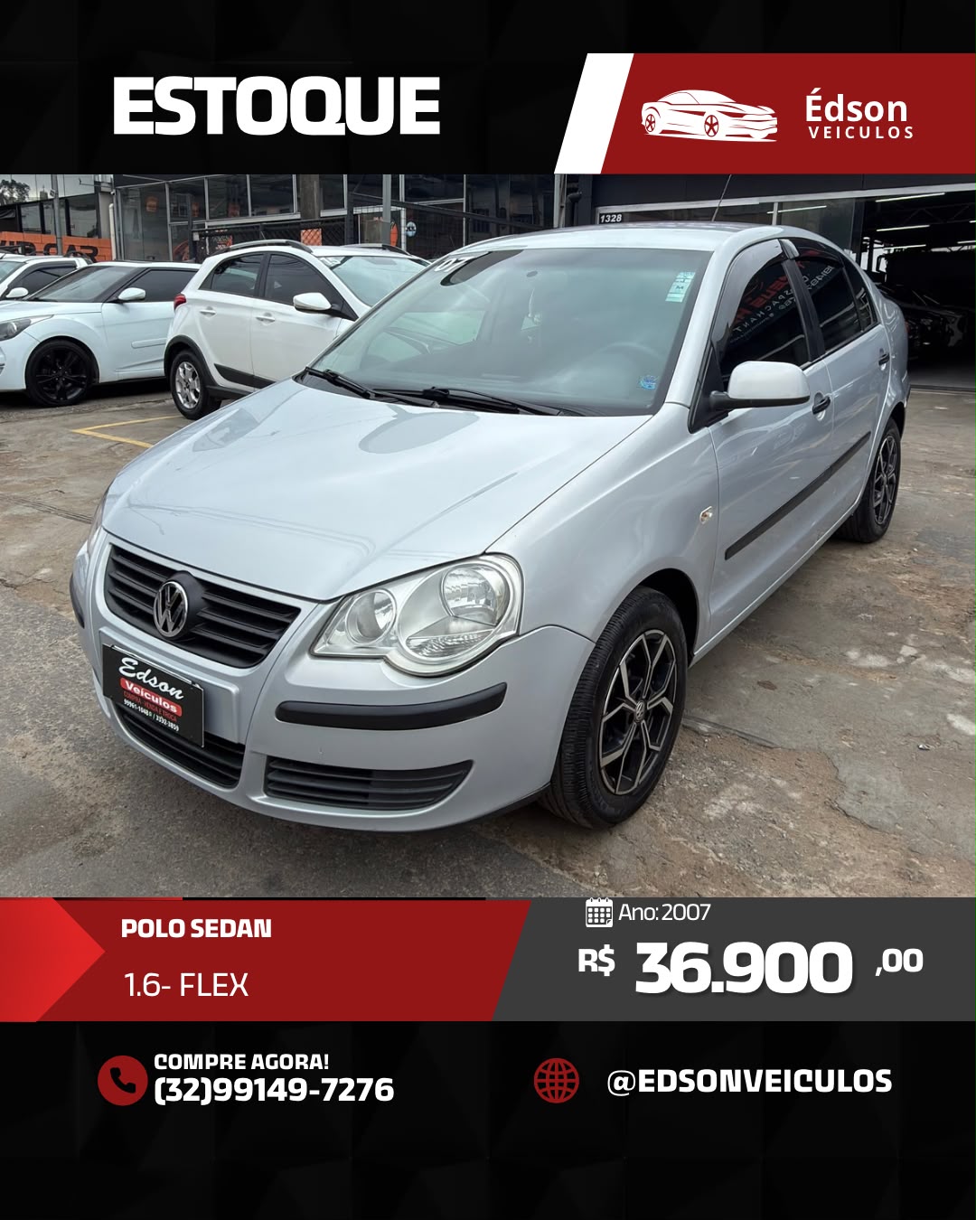 VW - VolksWagen Polo Sedan 1.6 Mi Total Flex 8V 4p