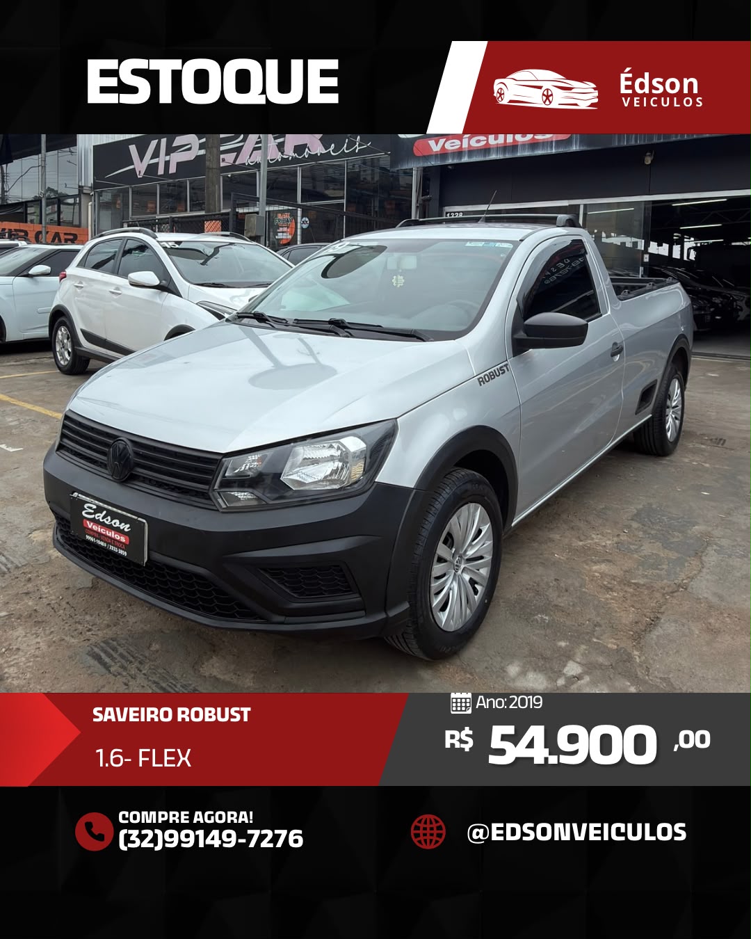VW - VolksWagen Saveiro Robust 1.6 Total Flex 8V