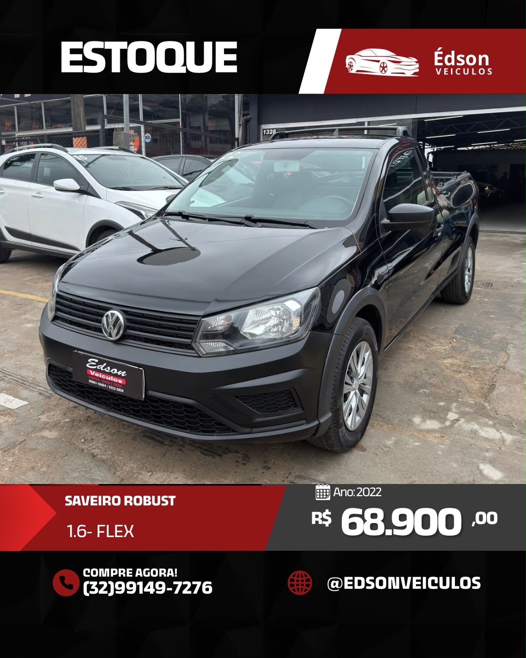 VW - VolksWagen Saveiro Robust 1.6 Total Flex 8V